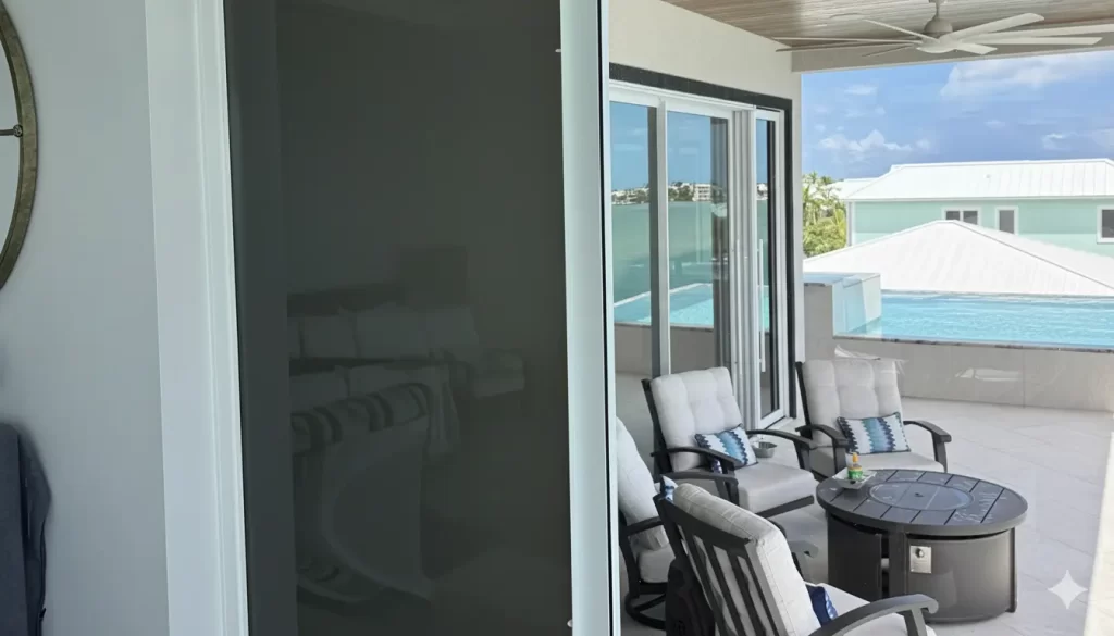 frosted privacy glass bathroom window miami