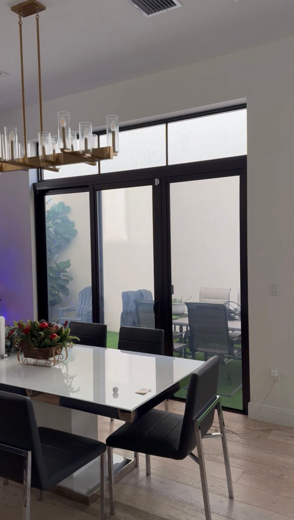 Perfectly tinted windows Miami FL installed on a luxury condo overlooking the ocean.